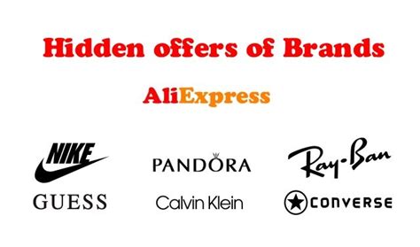 hidden aliexpress brands.